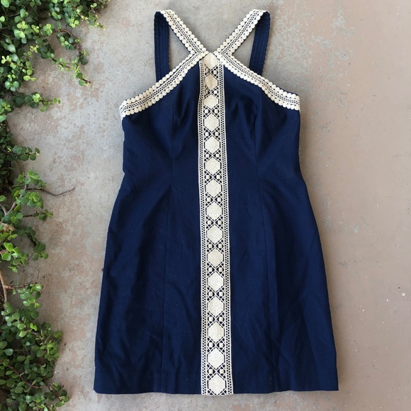 Lilly Pulitzer Dresses & Skirts - Lilly Pulitzer Vena True Navy Shift Dress